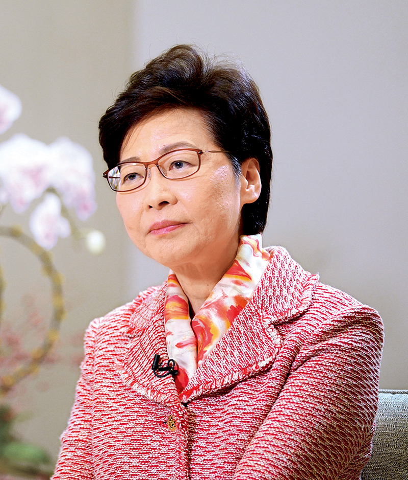 香港特区行政长官林郑月娥:完善选举制度促"一国两制"行稳致远